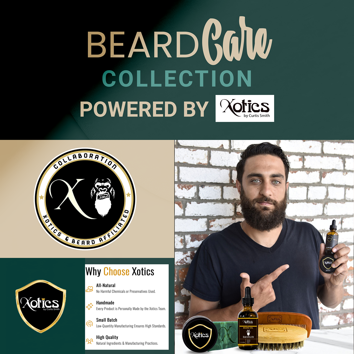 Beard Care Essentials Powered by Xotics