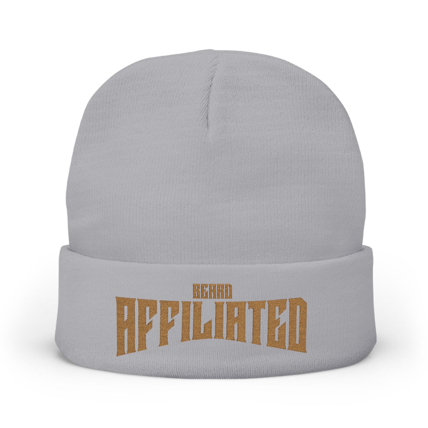 "Beard Affiliated" Embroidered Knit Beanie