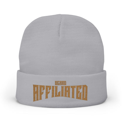"Beard Affiliated" Embroidered Knit Beanie