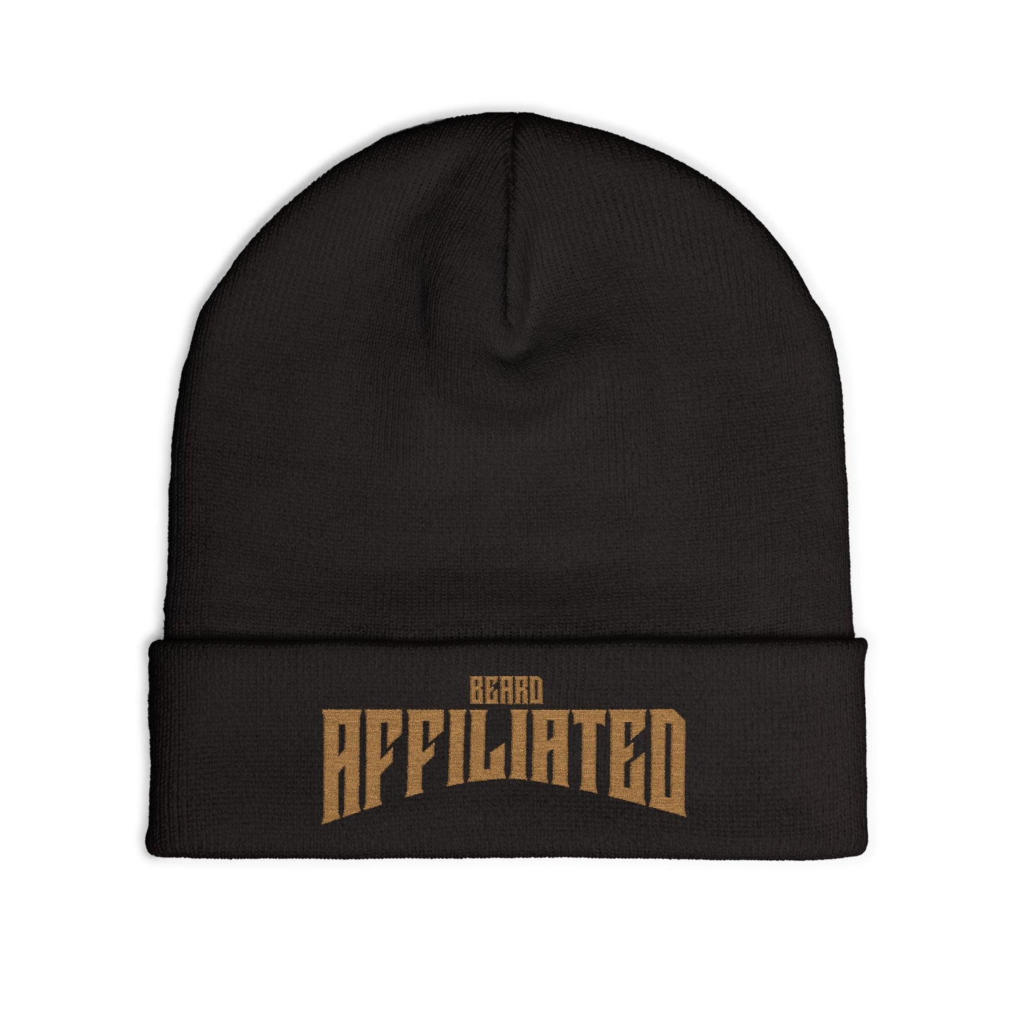 "Beard Affiliated" Embroidered Knit Beanie